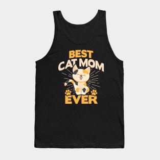 BEST CAT MOM EVER Tank Top